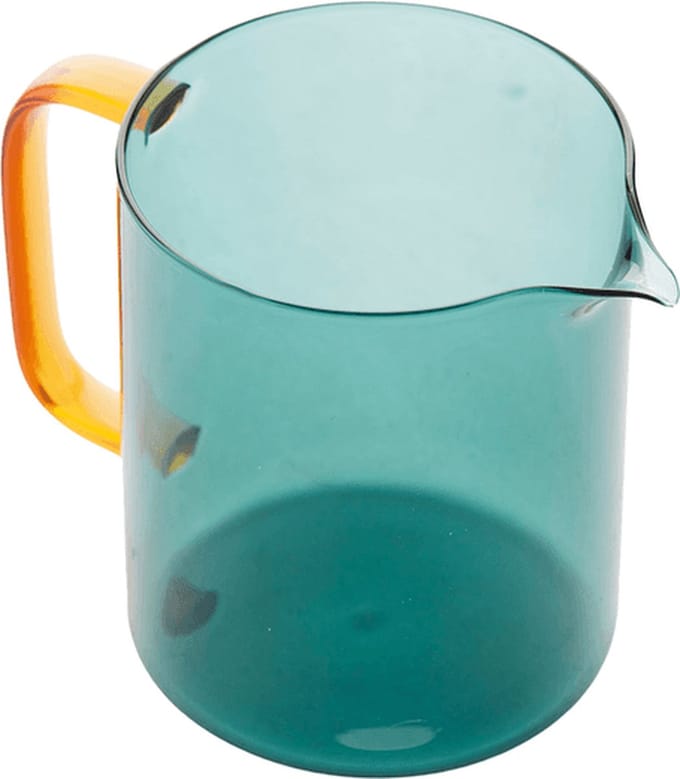 Point Virgule Karaf uit borosilicaat groen/amber 730ml