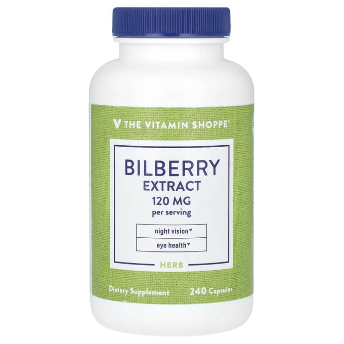 The Vitamin Shoppe, Bosbessenextract, 120 mg, 240 capsules (60 mg per capsule)