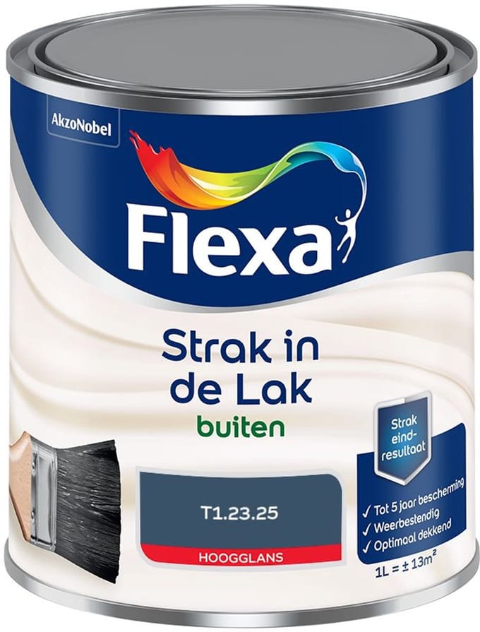 Flexa - Strak In De Lak Buitenlak Hoogglans - T1.23.25 - Mengverf - 1 L