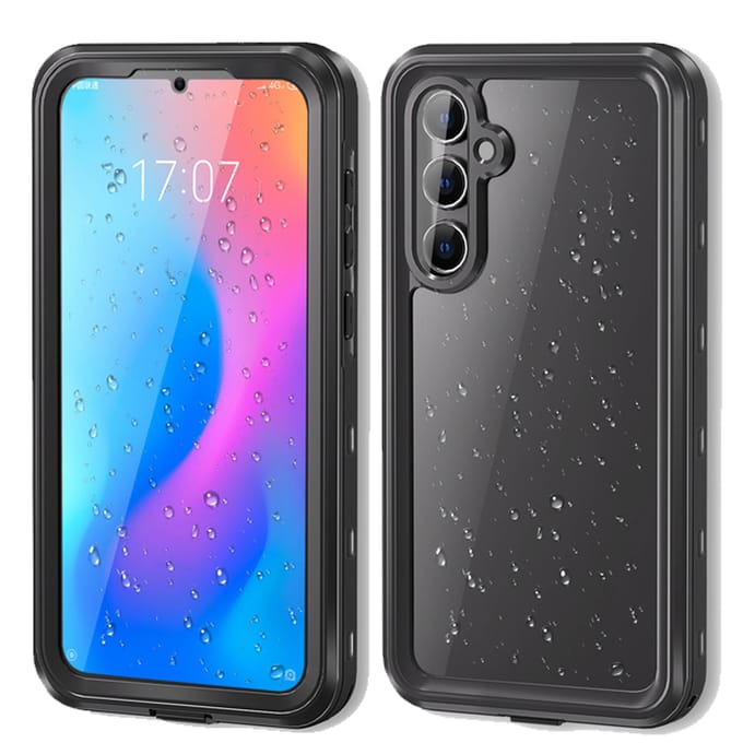 Redpepper Dot Plus Waterproof Backcover geschikt voor Samsung Galaxy A55 - Zwart