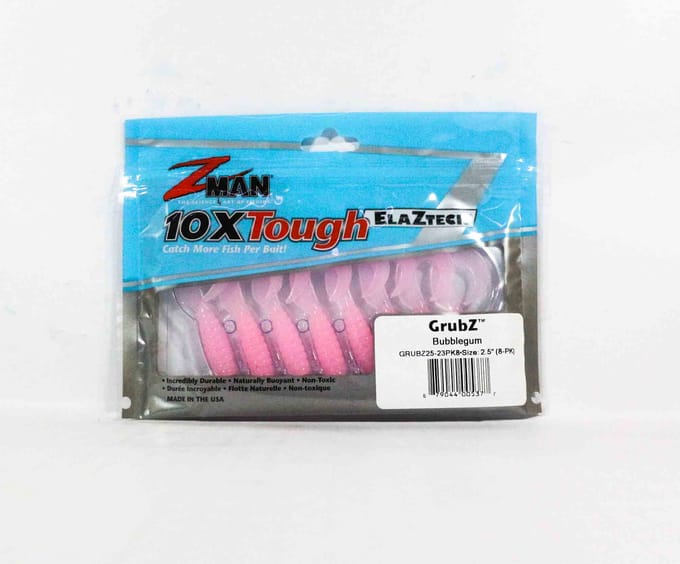 Zman Soft Lure GrubZ 2,5 inch 8/pak kauwgom (5377)