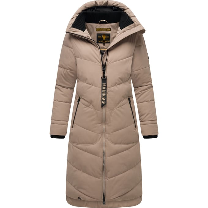 Marikoo Benikoo dames winterjas – lang, warm & stijlvol