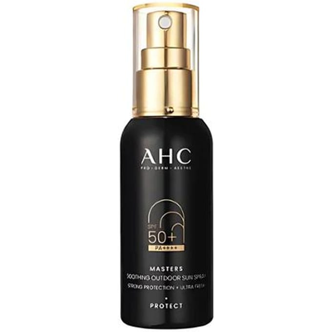[AHC] Masters Soothing Outdoor Sun Spray SPF 50+ PA++++ 55ml black