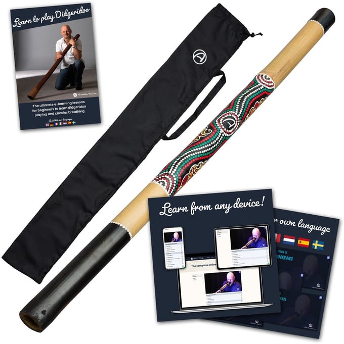 Didgeridoo Set – Met Tas en Online Lesmateriaal