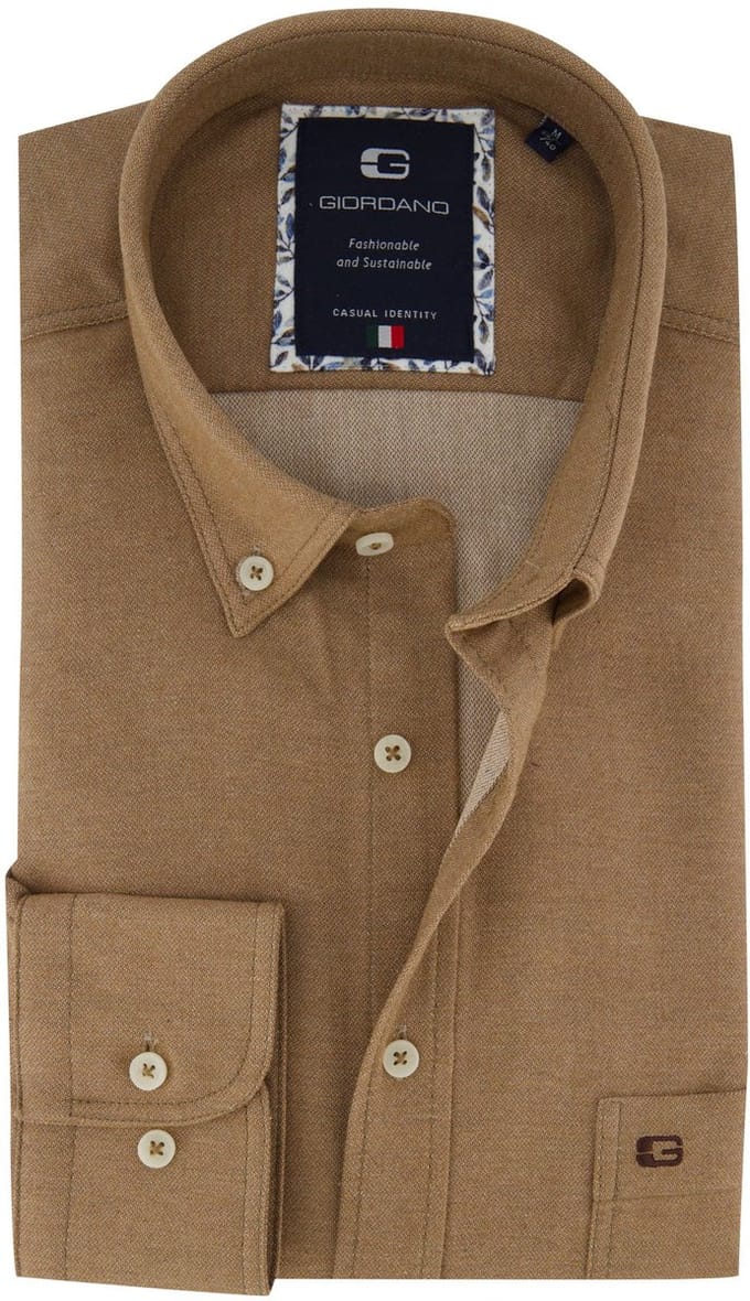 Overhemd Giordano bruin