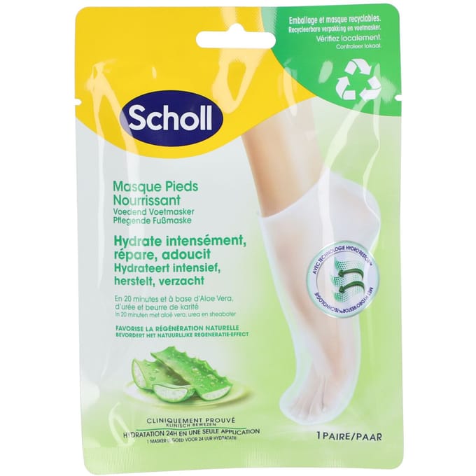 Scholl Voetmasker Expert Care Aloe Vera - 1 Paar