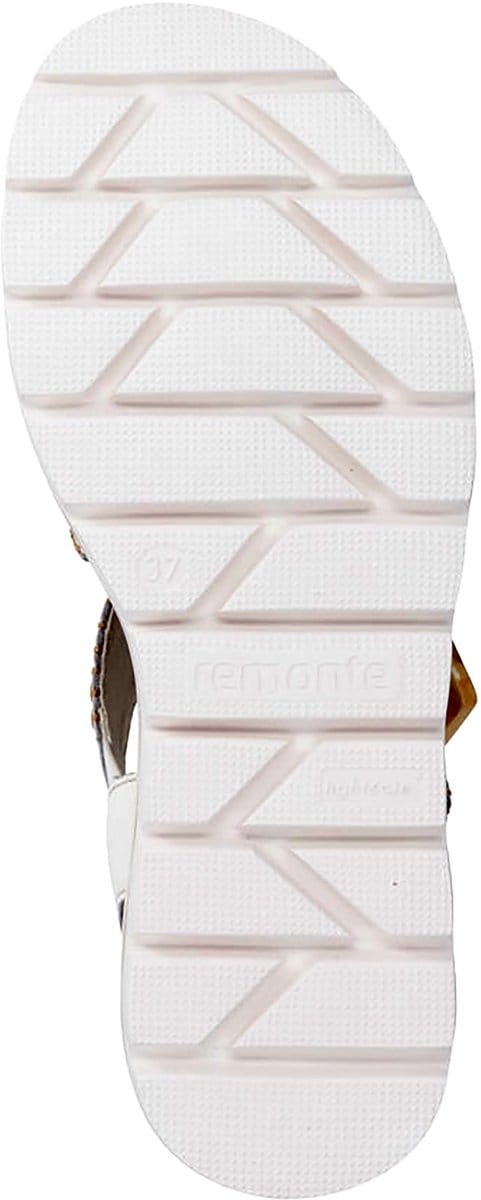 Leren sandalen met sleehak Macao
