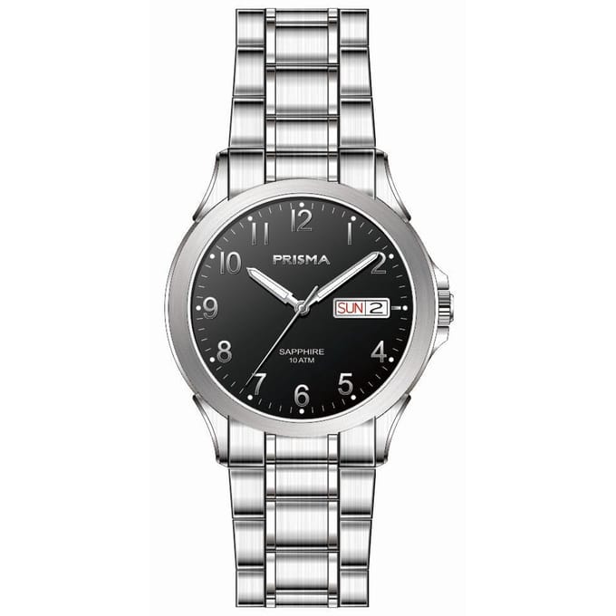 Prisma horloge P.1183 Brace solid Saffier 10 ATM