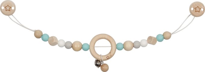 Goki Wooden Stroller Chain Star with Clips