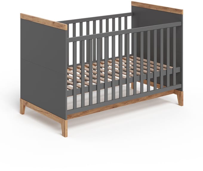 Vitalispa Malia Babybed – 70x140 cm Grijs/Kunstnijverheid