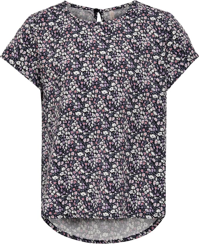 ONLY - T-shirt - Maat 164 - Meisjes - GRIJS - Viscose