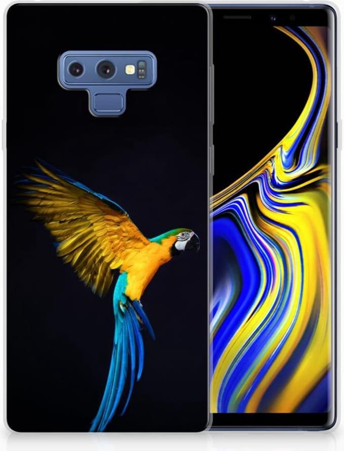 Samsung Galaxy Note 9 TPU Hoesje Papegaai