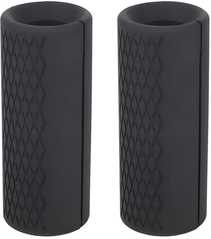 Dailygoods - 2 Stuks Dikke Barbell Grips voor Krachttraining en Spieropbouw