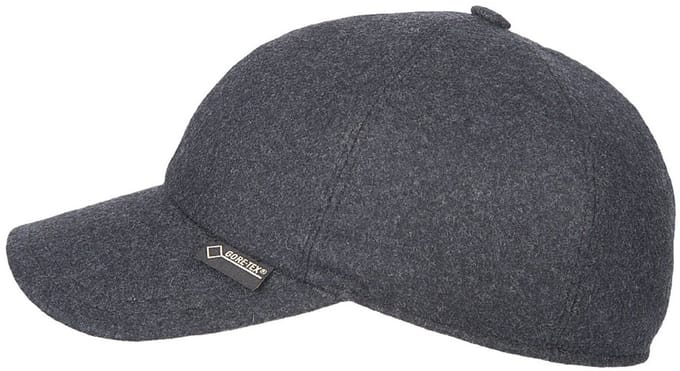Hatland - Baseball cap voor volwassenen - Ruston Gore-Tex - Antraciet - maat L (59CM)