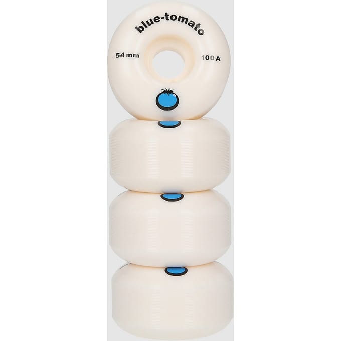 Blue Tomato Logo 100a 54mm Wielen wit