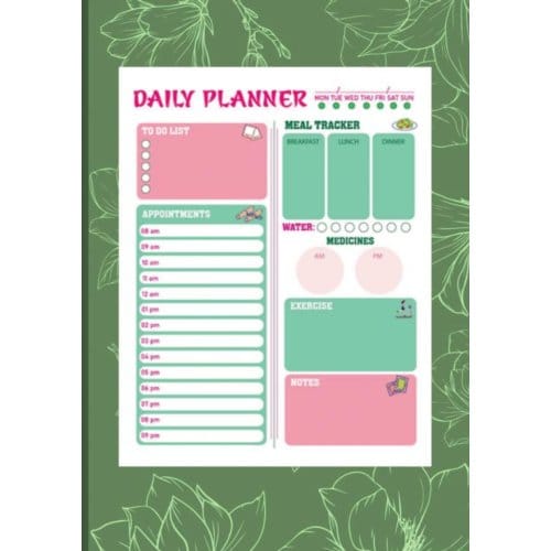 Daily Planner Tagesplaner 100 Tage, A5 (Zeitmanagement-Planer) - Emilie Neuhaus