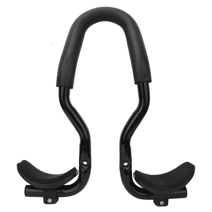 Fietssteun Handvat Aluminiumlegering Mountainbikesteun Handvat Bar Arm Ondersteuning black
