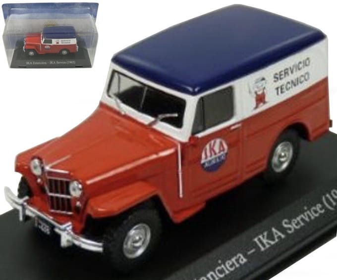 Atlas IKA Estanciera - Modelauto - Schaal 1:43 - Rood/Wit/Blauw