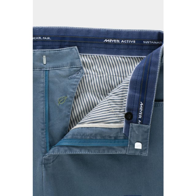 Meyer Broek Dublin Active Flex Super Microstructure 2-Way Stretch Blauw / male