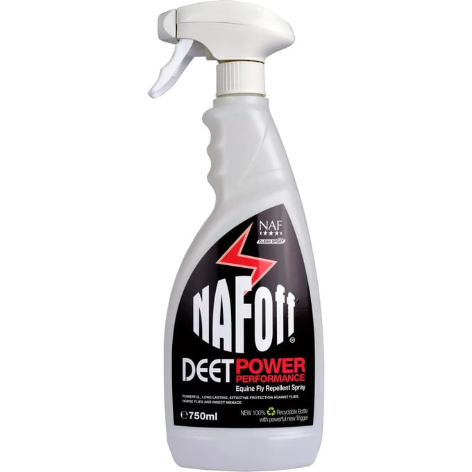 Anti-insectenspray voor paarden NAF Deet Power Performance