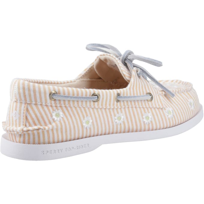 Sperry Authentiek Origineel Textiel Dames Seersucker Standaard Bootschoenen