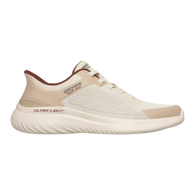 Skechers Slip - Sneakers - Unisex - Ins Bounder 2.0 Instappers beige