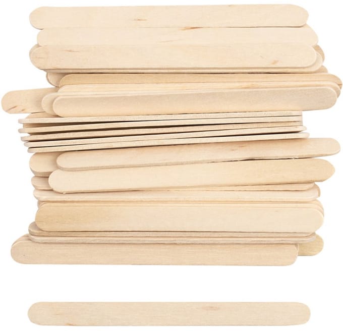Creativ Company Houten knutselstokjes 30 stuks.