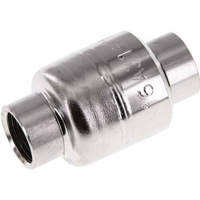 G3/8'' RVS 316 Terugslagklep FKM  (Lichte Veer) 0.03-16bar - CLIS4E - CLIS4E-038