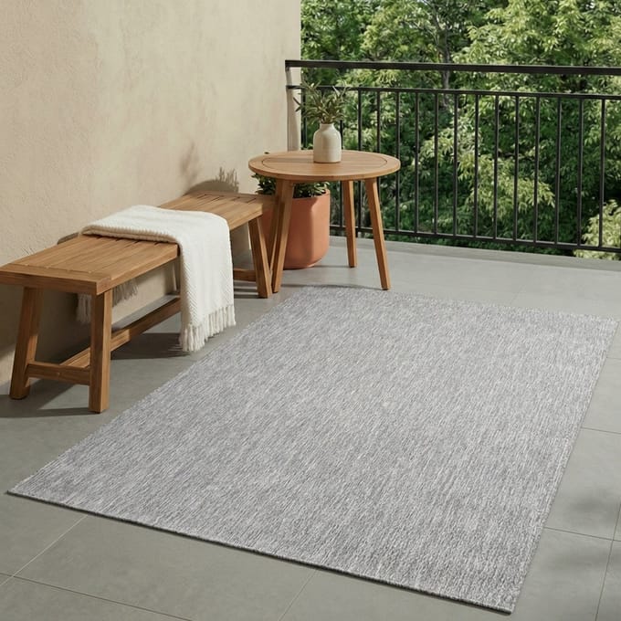 NATURL. Buitenkleed - Costa Grijs - 80x150cm