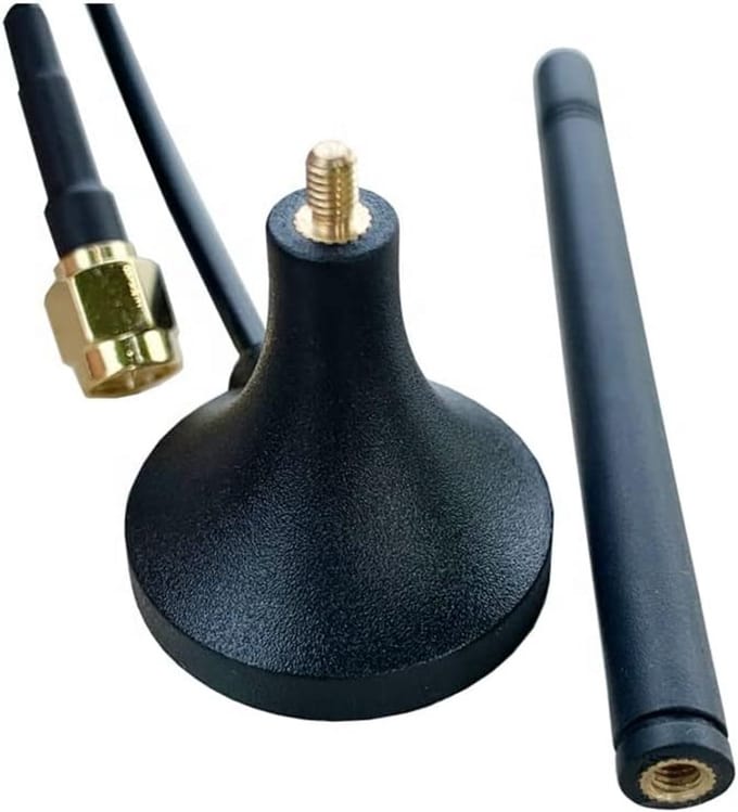 Set van 2x 4G/5G Breedband Magnetische Antennes met SMA-Connectoren en 3M Kabel