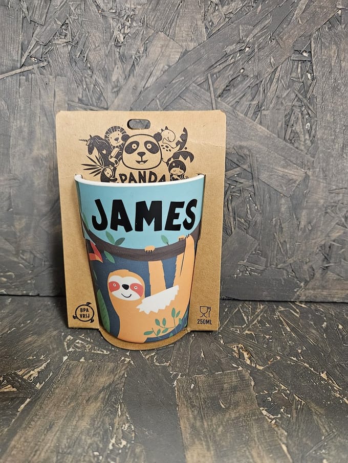 Beker - Naam - James - Melamine - 250 ML