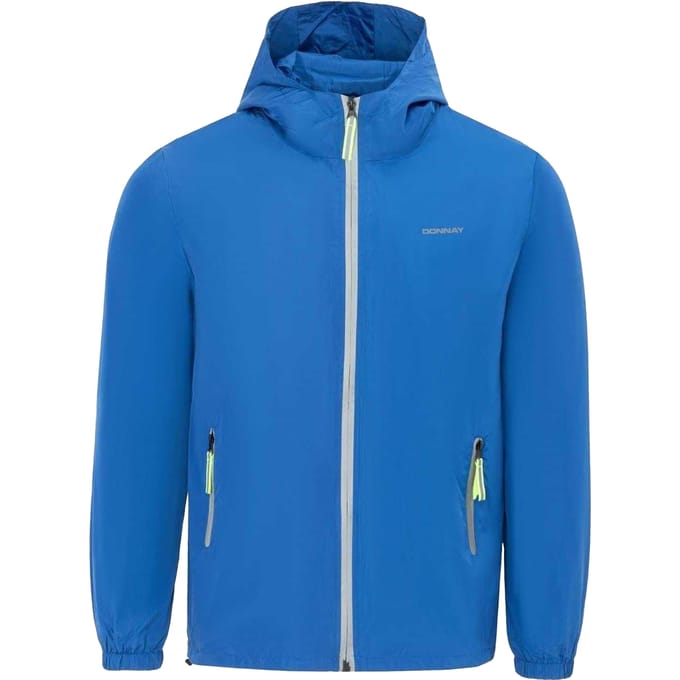 Donnay Heren Lichtgewicht Jas met Capuchon (Licht Blauw)