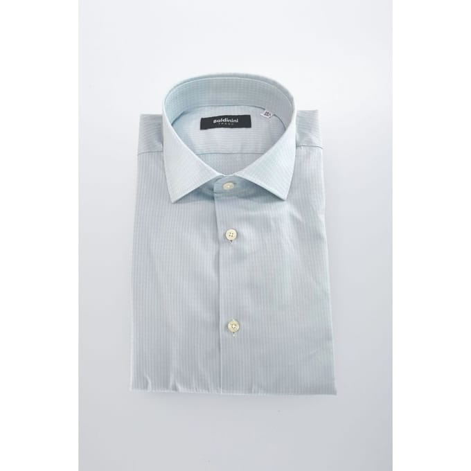 Baldinini Trend Lichtblauwe Katoenen Heren Shirt
