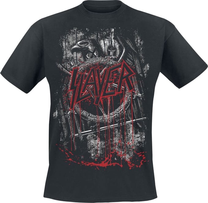 Slayer T-shirt - Dripping Eagle - S tot 5XL - voor Mannen - zwart