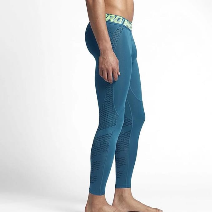 Nike Sportbroek Heren Groen Normaal 828162-457 S black