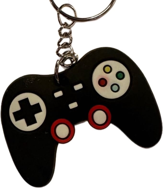 Sleutelhanger Gamecontroller Zwart