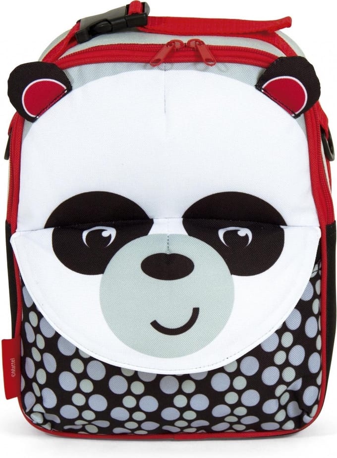 Fisher-price Rugtas Panda 28 Cm Zwart/rood