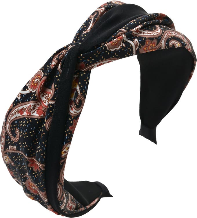 Clayre & Eef Haarband Dames Zwart Synthetisch