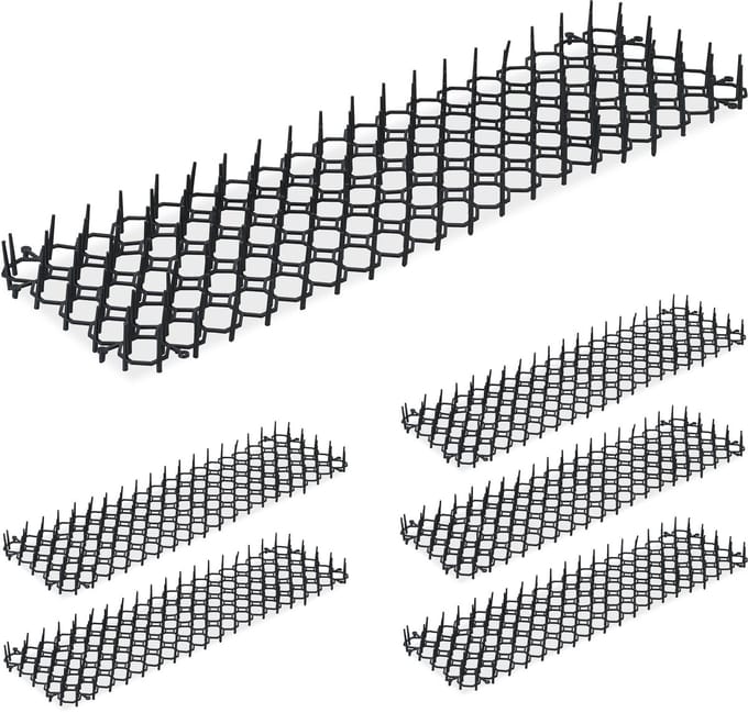 anti katten strip - set van 6 - 49 x 14 cm - kunststof