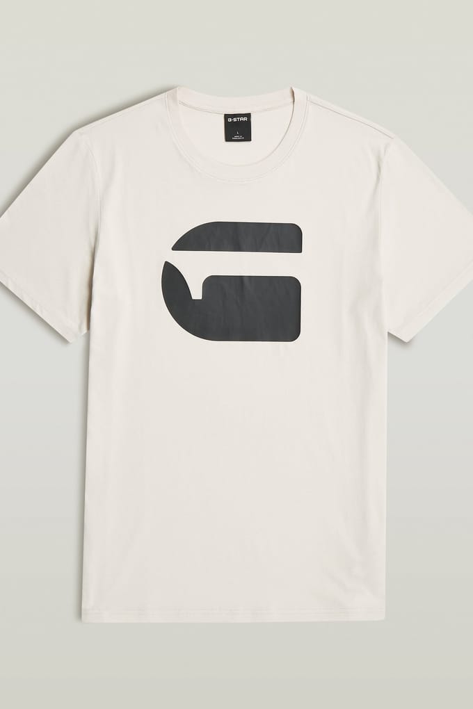 G-Star Logo Slim R T S/s White Größe: S | Basic T-Shirts Outlet | Herren | Weiß