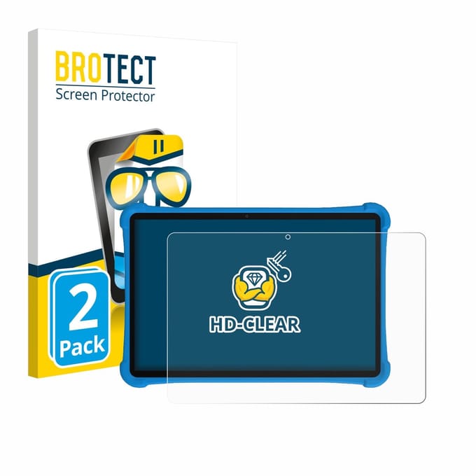 BROTECT - Screenprotector voor Alldocube iPlay 70 SE - Folie Beschermfolie transparant 2 Stuks