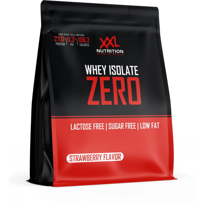 XXL Nutrition - Whey Isolate Zero - Aardbei - Eiwitpoeder - 450 g