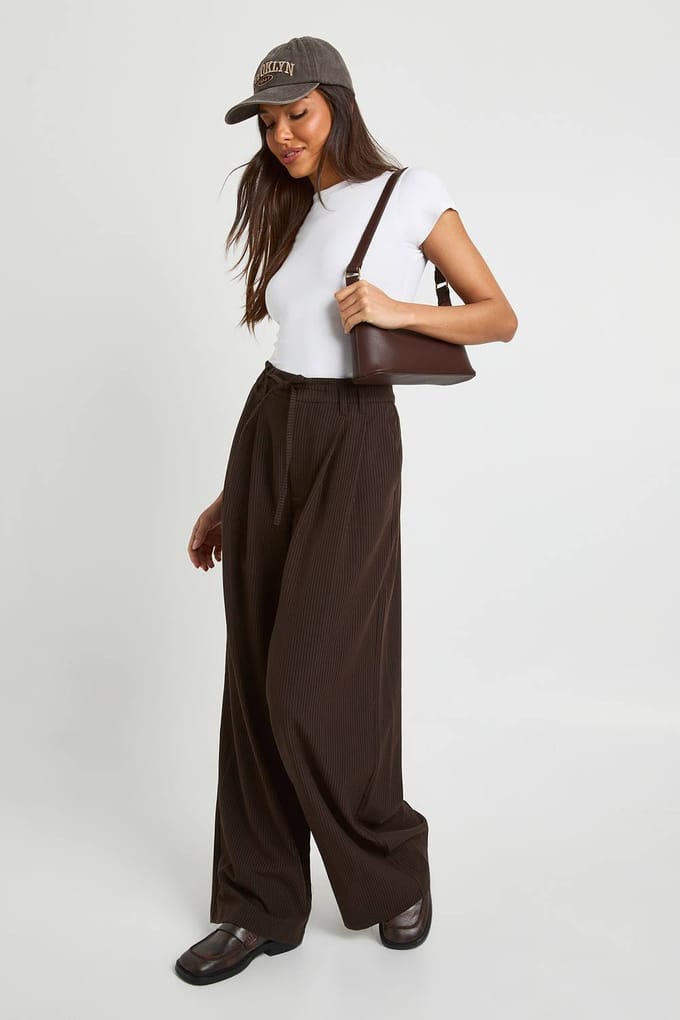 boohoo Dames Getailleerde top met korte mouwen | Wit | Maat: 40