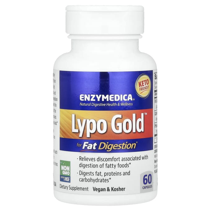 Lypo Gold van Enzymedica - 60 capsules