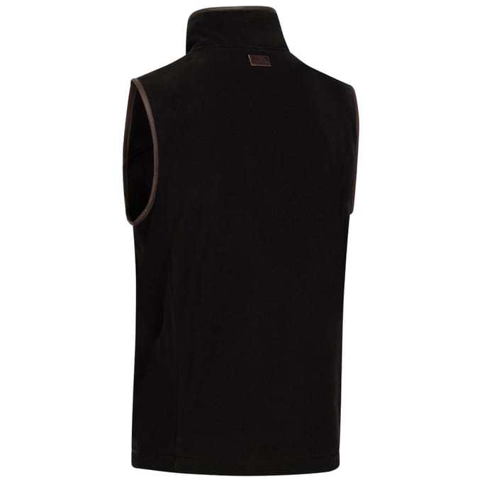 Trespass Mannen Bernary Fleece Vest (Zwart)