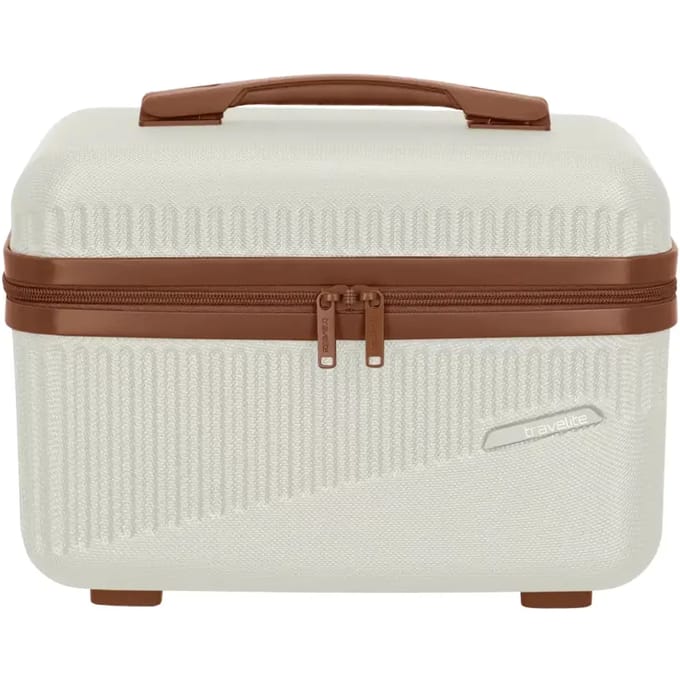 Travelite Bali - Toilettas 36 cm (weiß/cognac)