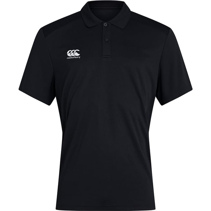 Canterbury Heren Club Dry Poloshirt (Zwart)