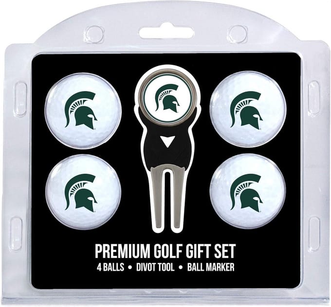 Golfballen Set met Pitchvork en Magnetische Marker - 4 Stuks