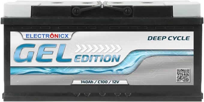 GEL Accu 140Ah 12V voor Camper en Boot