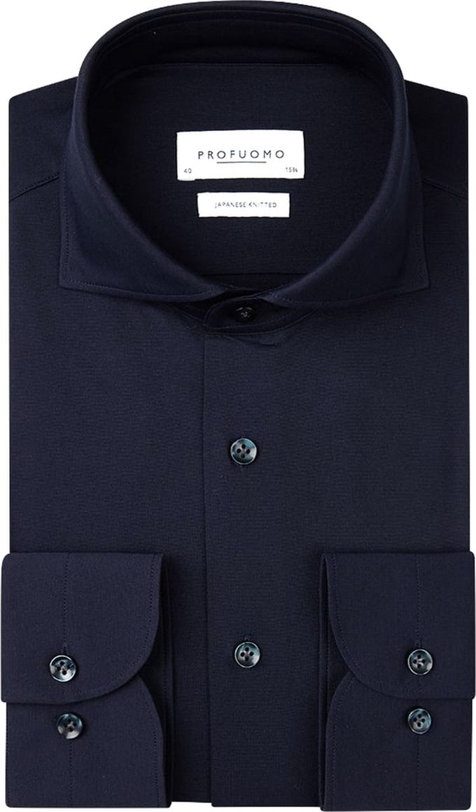 Profuomo Japanese Knitted Overhemd Heren